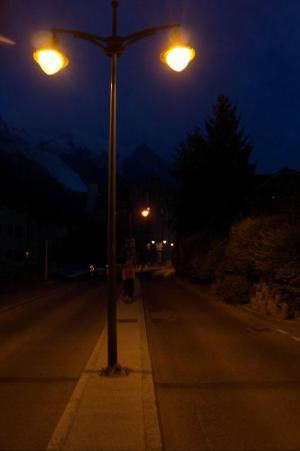 procházka nočními Chamonix
