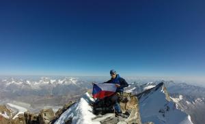 Dufourspitze vrchol