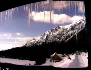 Pohled z hotelu Popradské pleso na Patrii