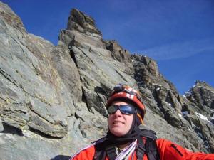 Mamánek v pozadí s vrcholem Grossglockner