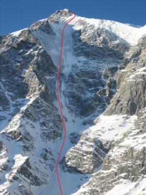 Ortler Nordwand via Messner topo