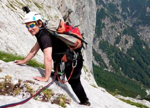 Poslední metry Ellmauer Tor Tour leze KT