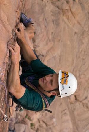 Wadi Rum, Jordánsko, Mano Negra (7a+)